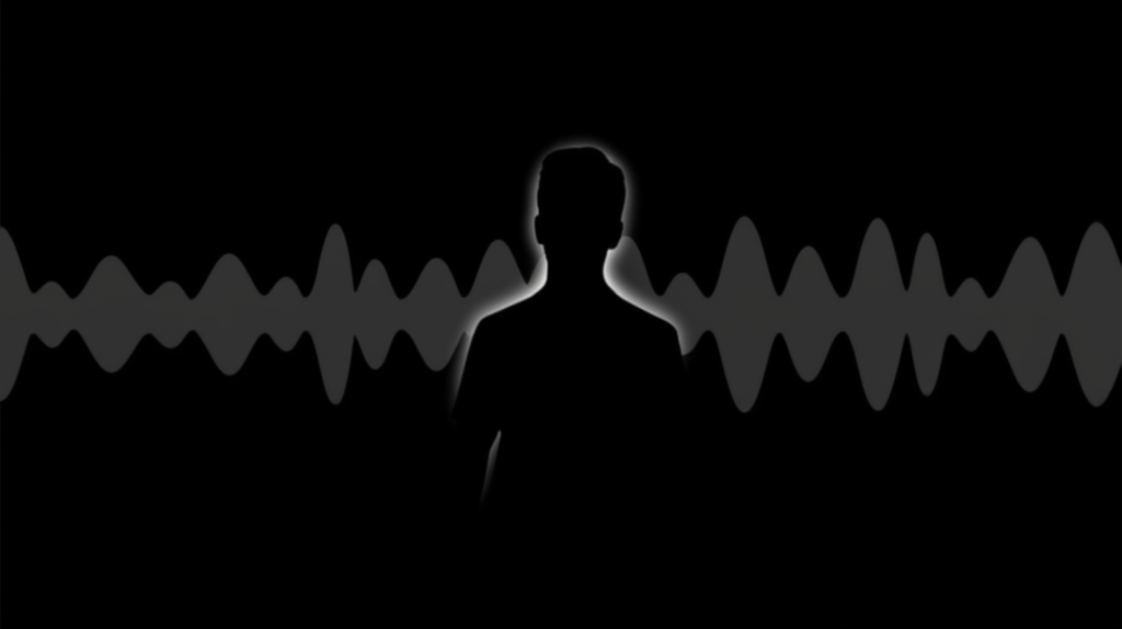 A mock interface showing a moving avatar triggering soft tone transitions